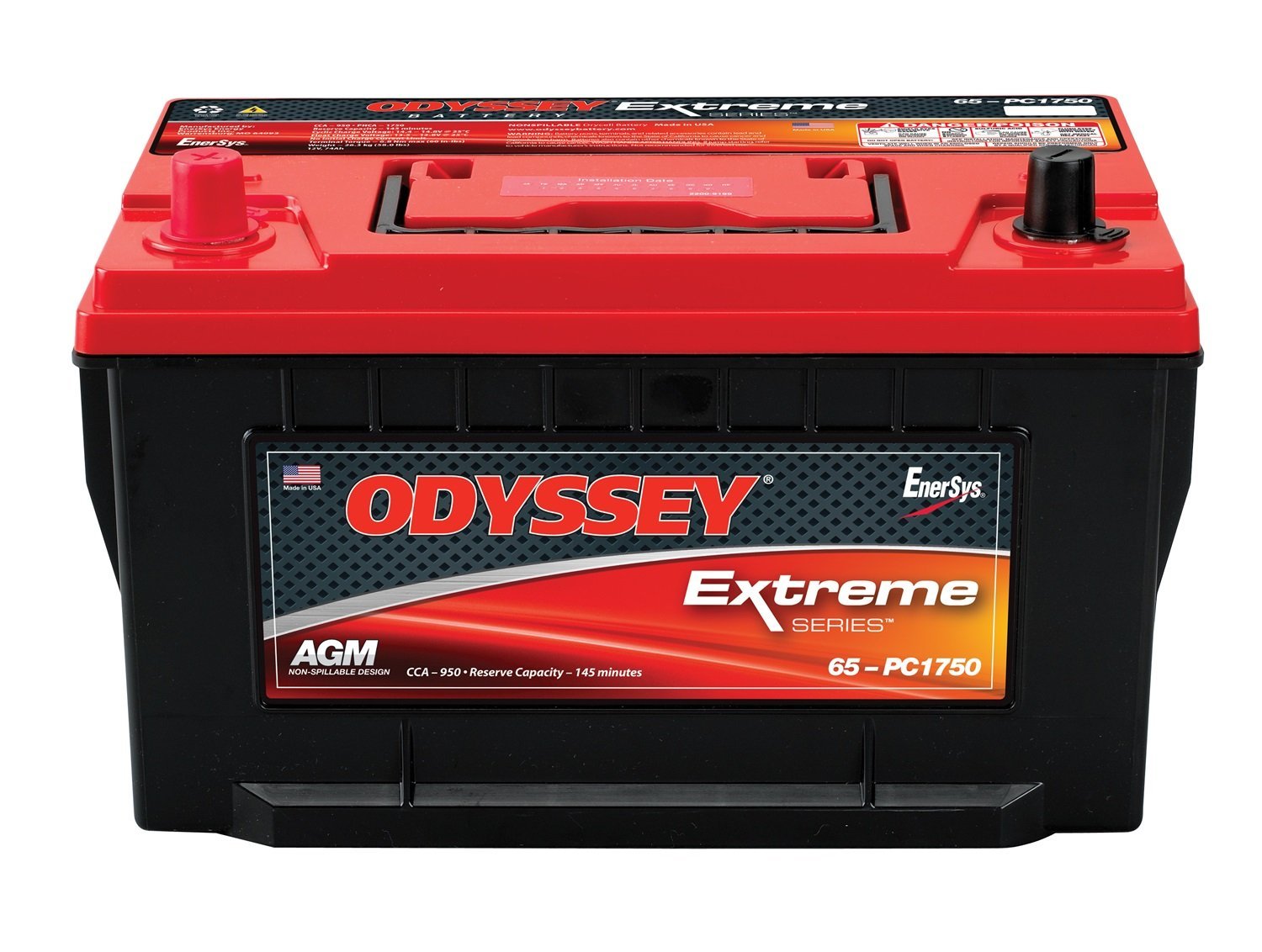 red Odyssey extreme truck battery