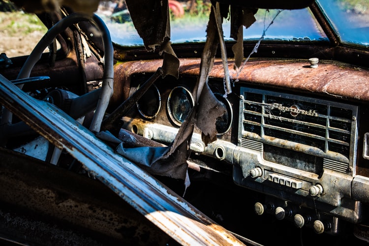 steering wheel rust